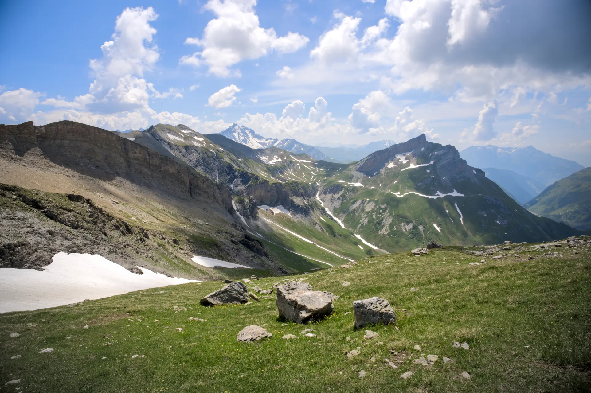 Oberhalb des Col de la Croix Bonhomme – TMB