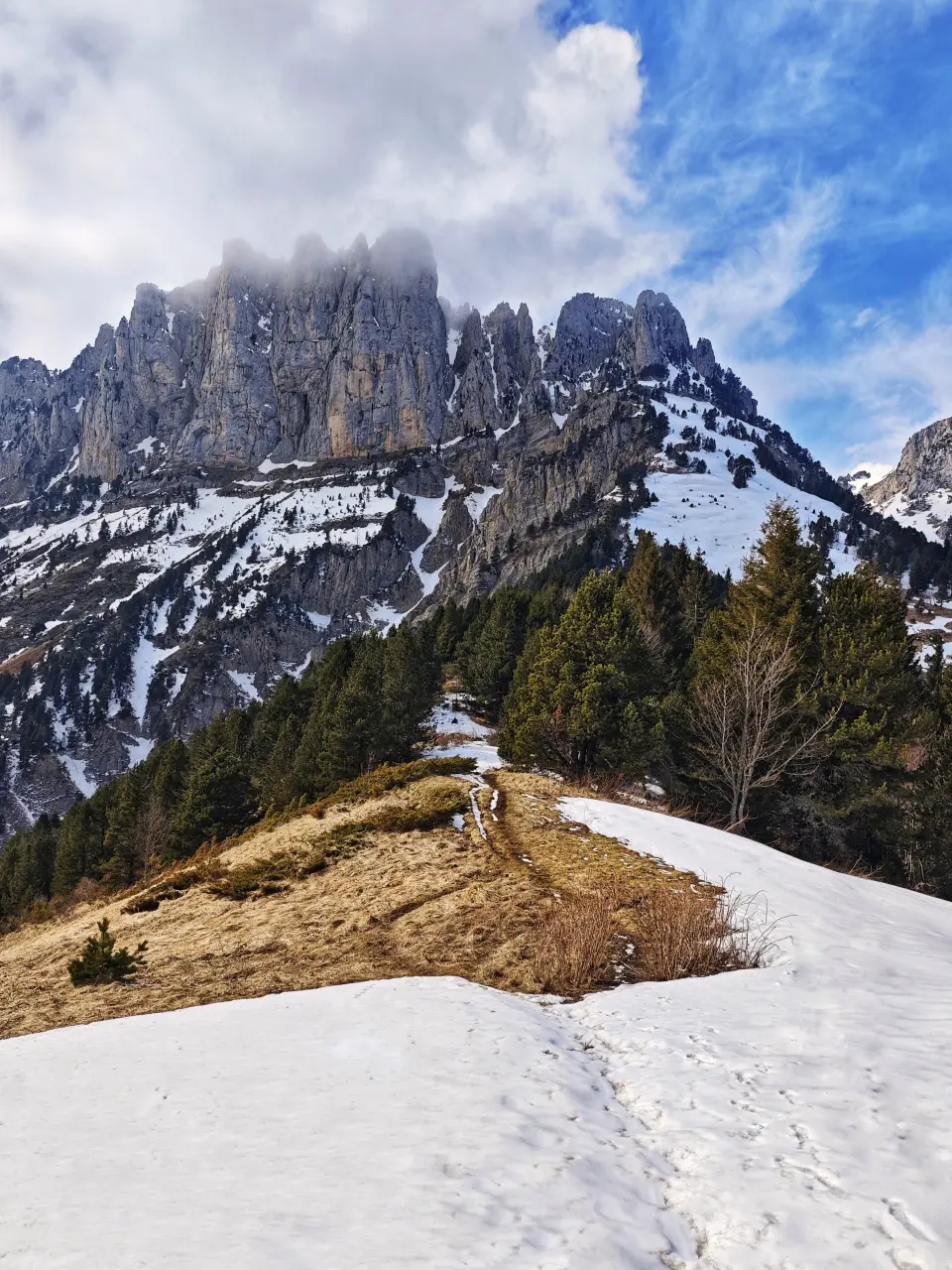Col de l'Aupet im Winter – Chichilianne – Vercors