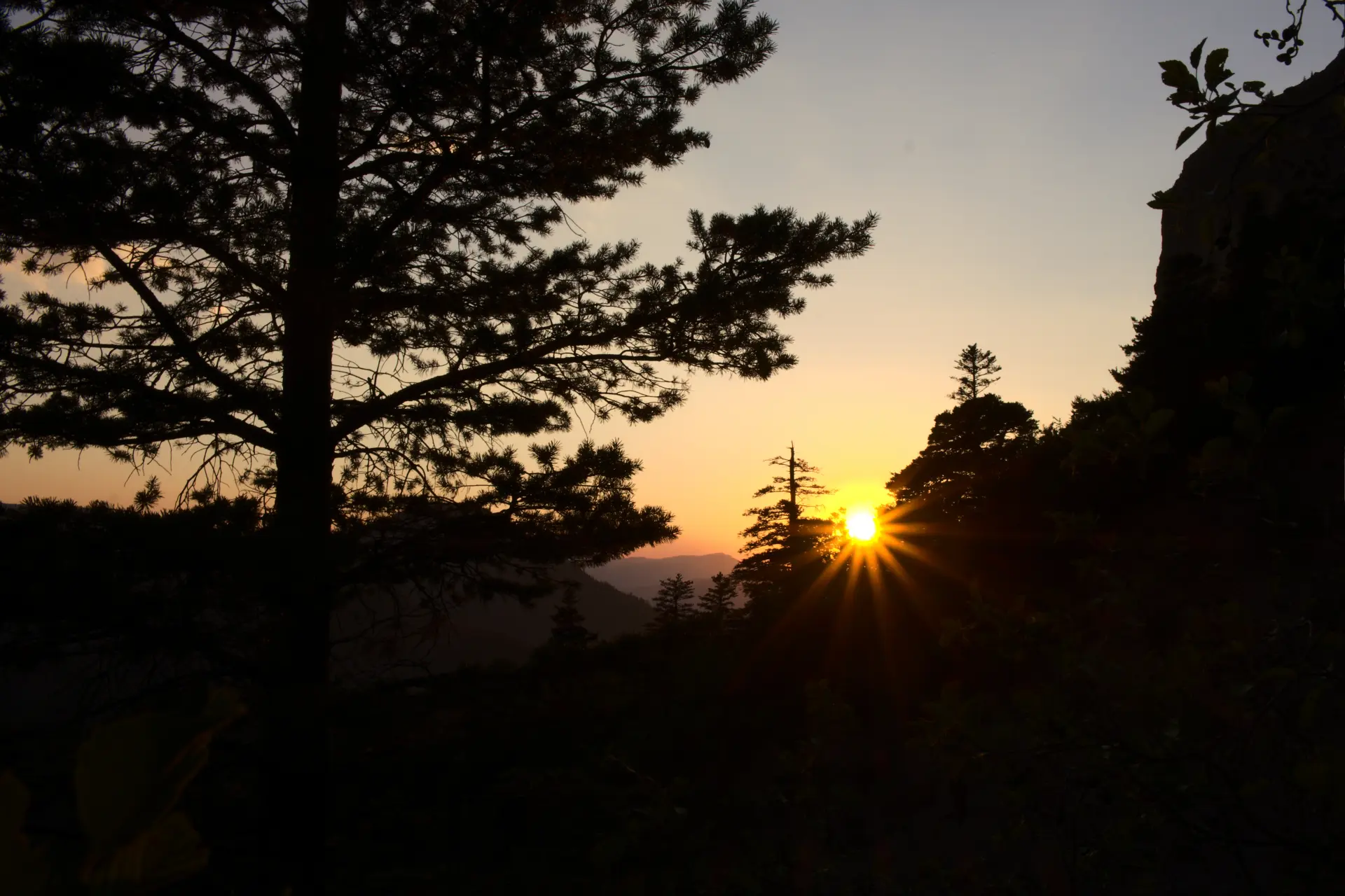 Sonnenuntergang im Dévoluy