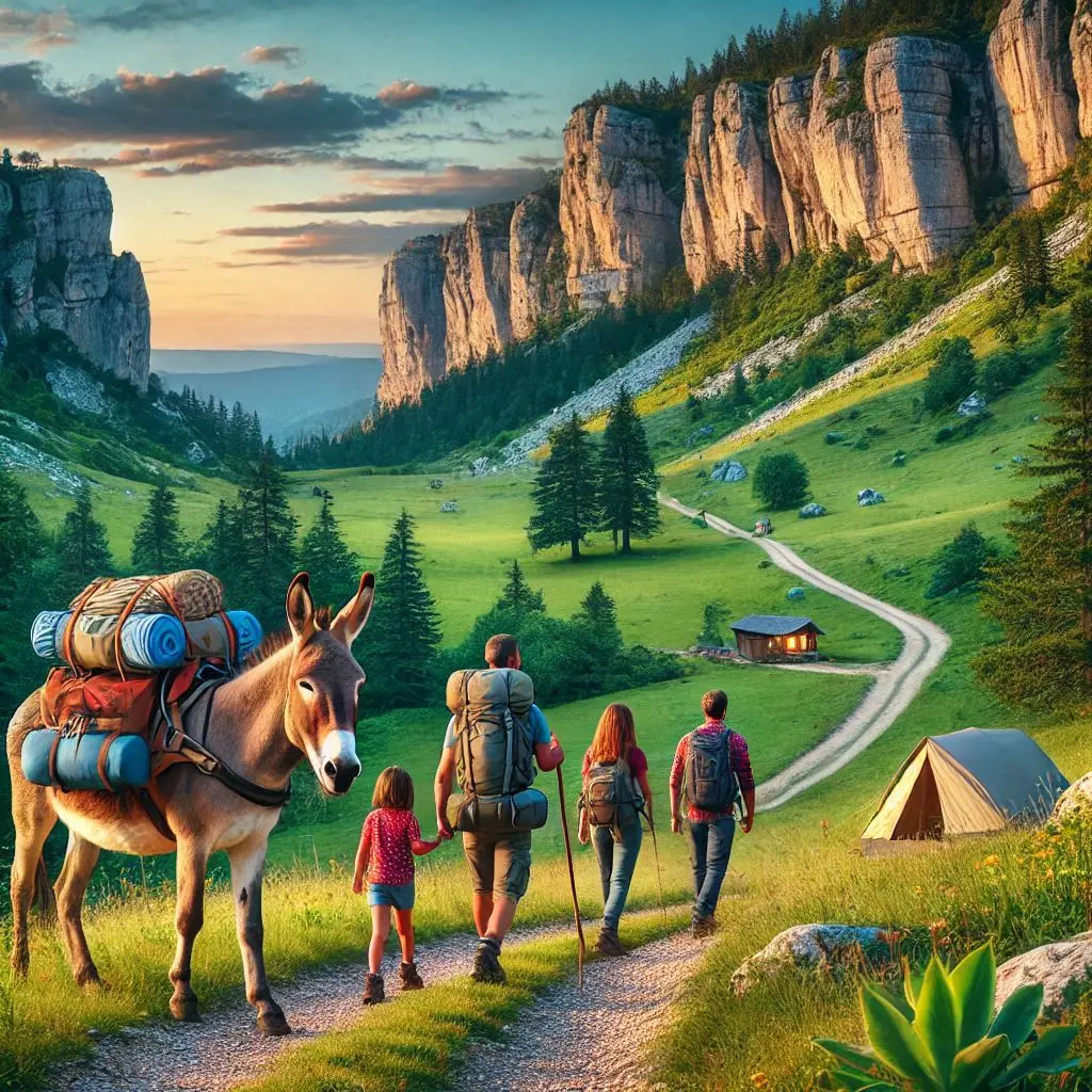 Illustration Familien-Biwak im Vercors