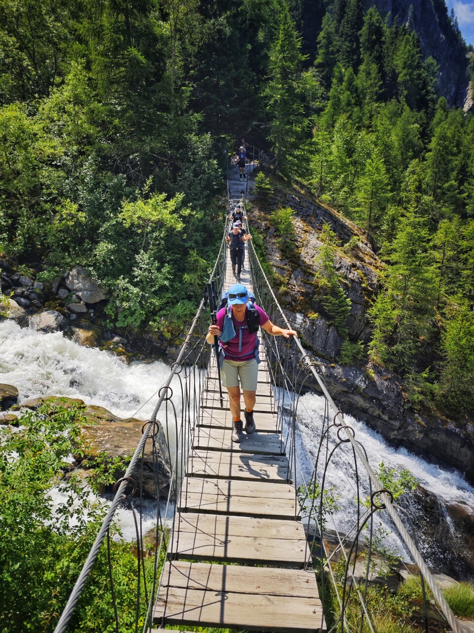 Himalaya-Hängebrücke - Variante Col du Tricot - TMB