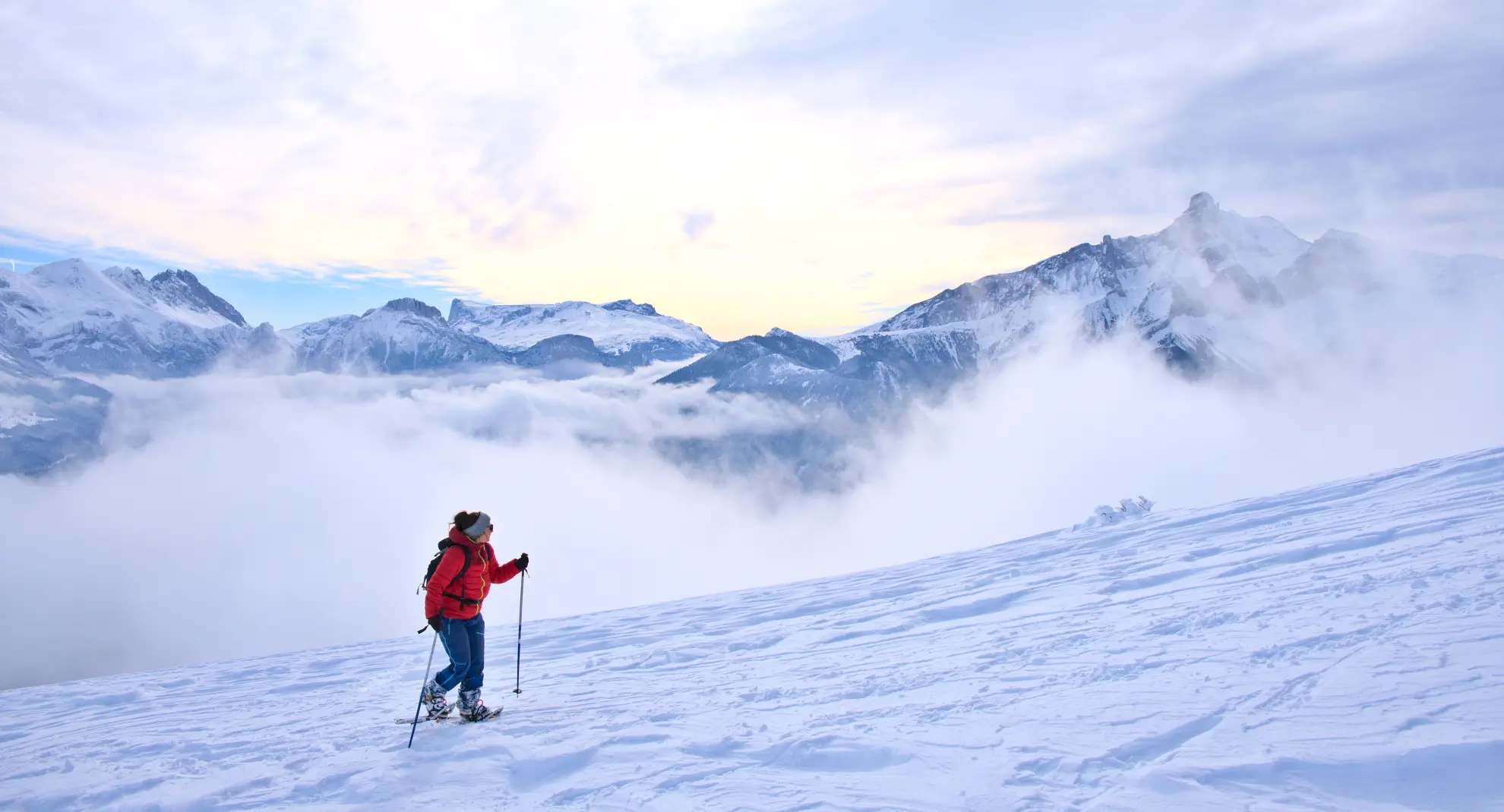 Schneeschuhwandern in den Südalpen