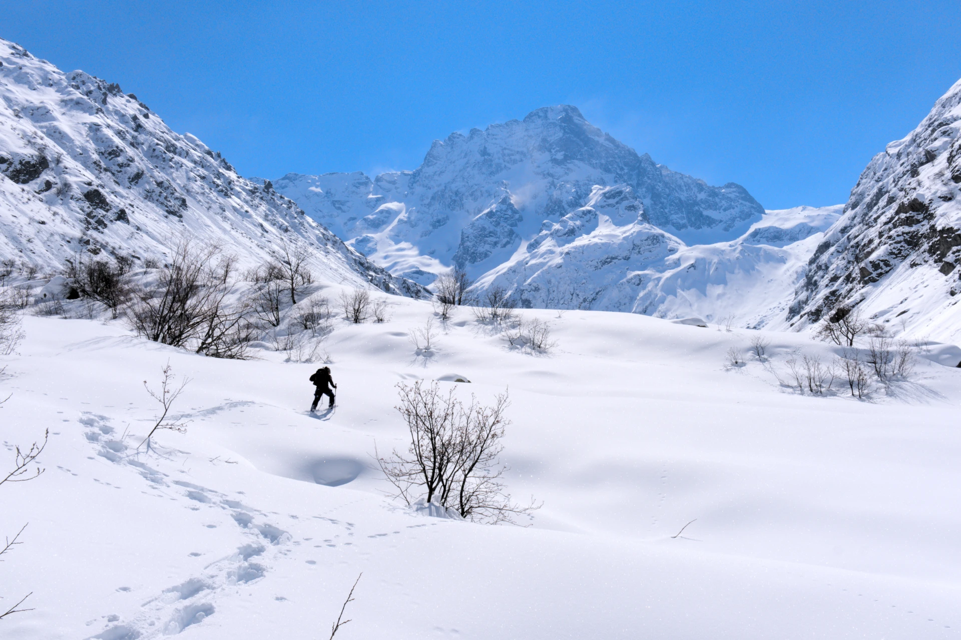 Schneeschuhwandern im Champsaur-Valgaudemar