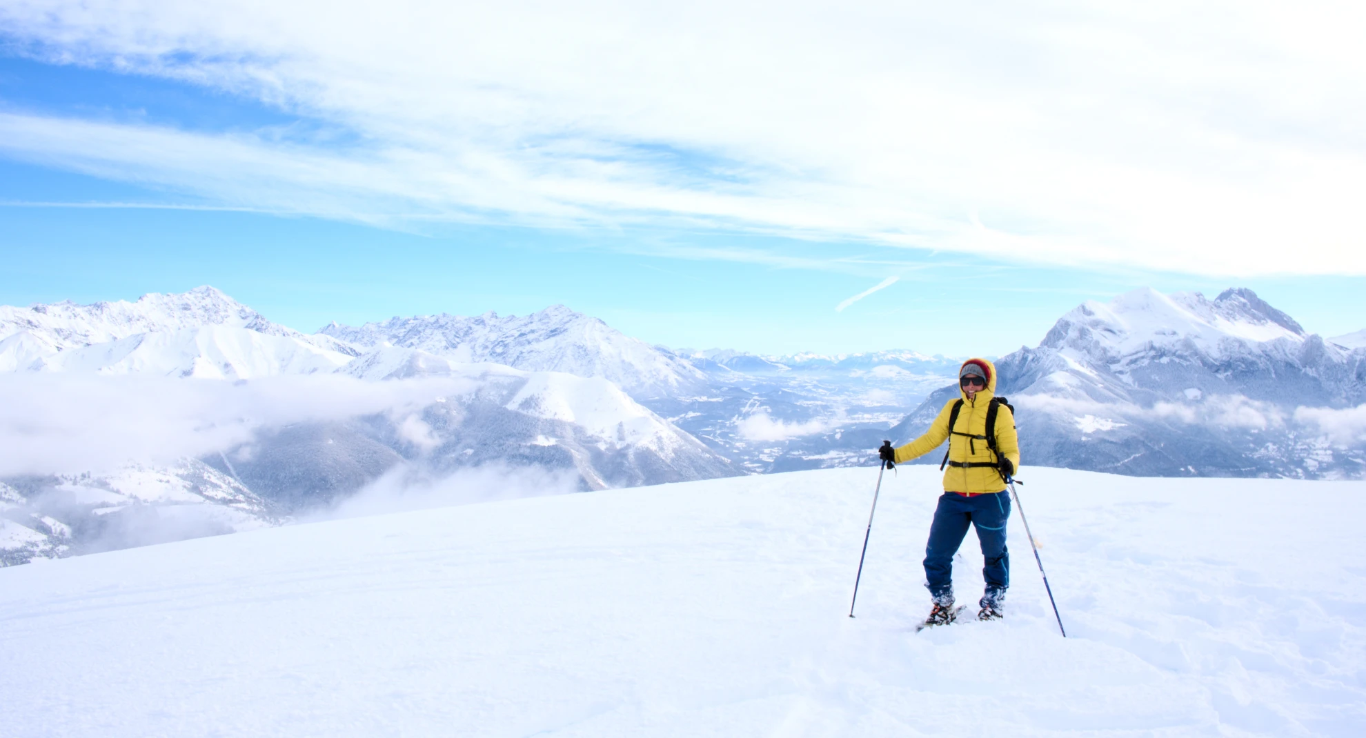 Schneischuhwandern im Champsaur