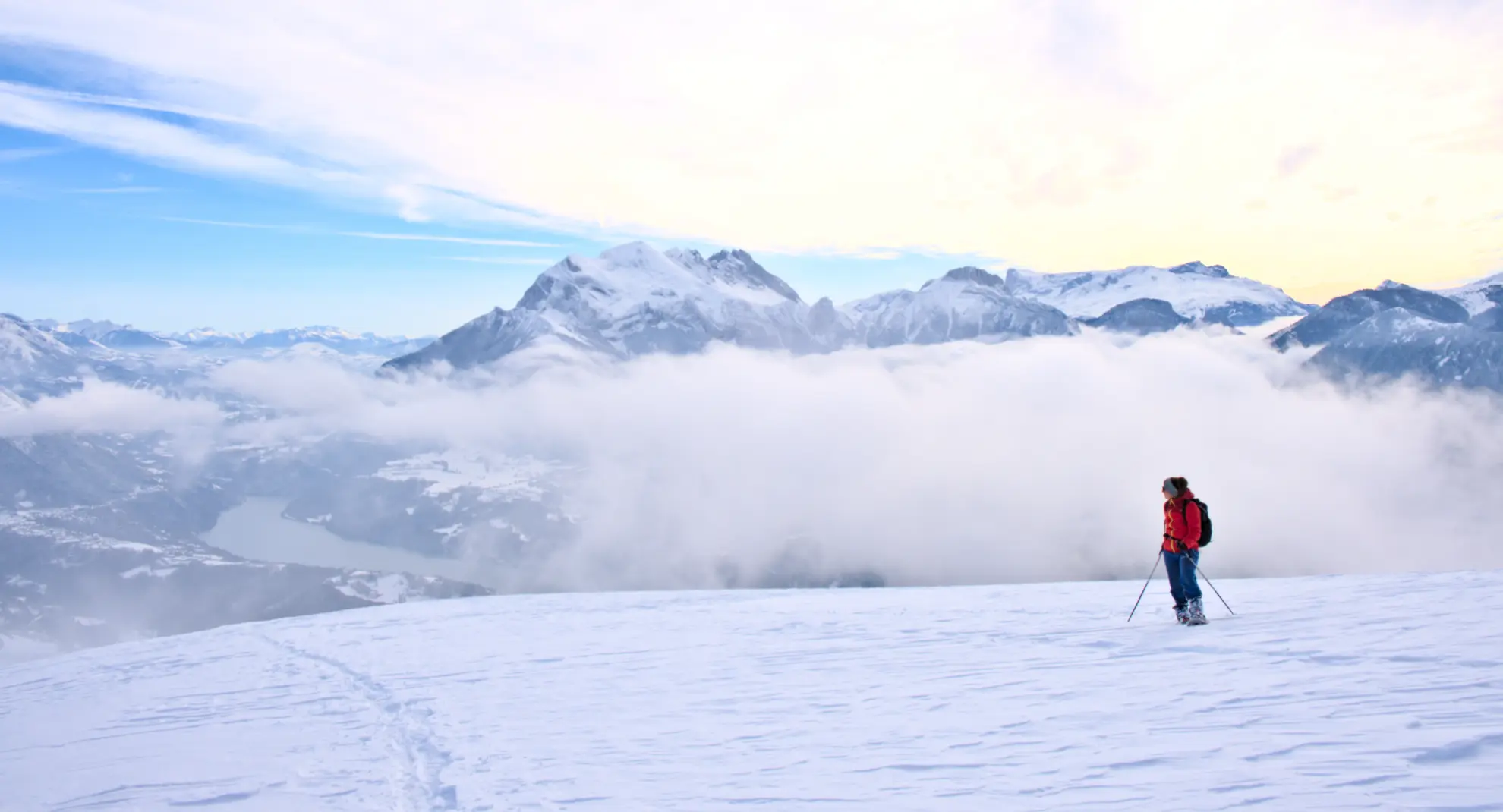 Schneeschuhwandern Sainte Luce